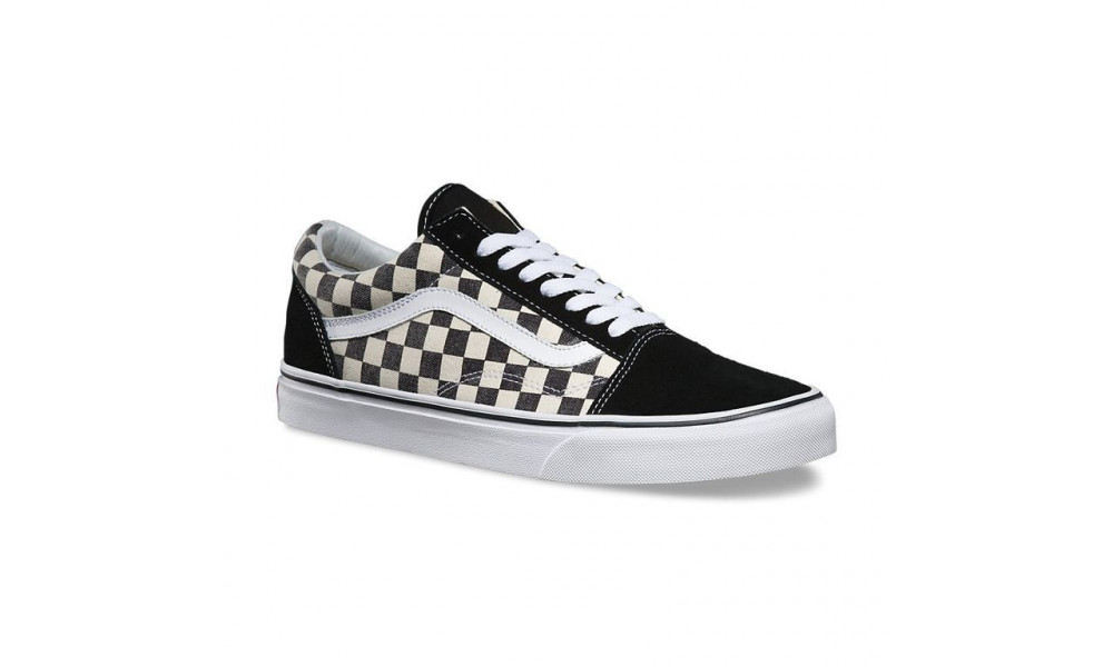 Black and white checkerboard vans old skool sale